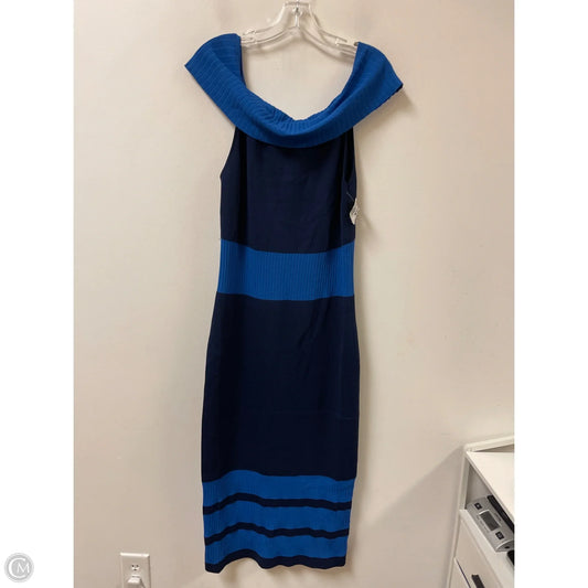 Dress Casual Maxi By Eva Mendes In Blue, Size: Xl