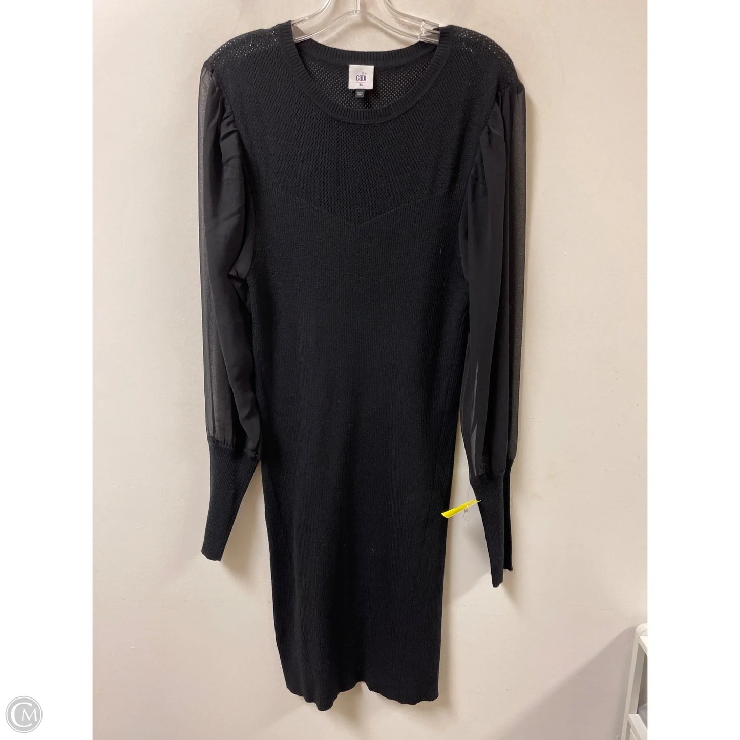 Dress Casual Midi By Cabi In Black, Size: Xl