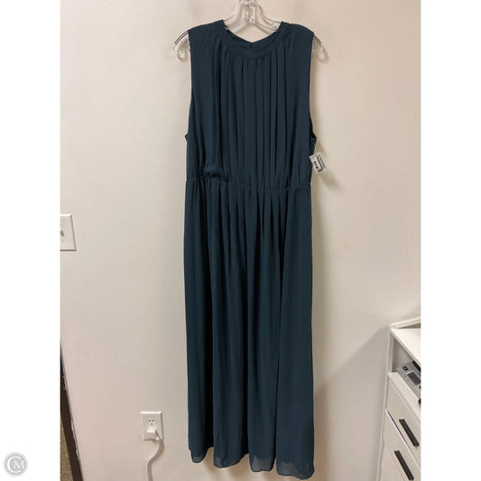 Dress Casual Maxi By H&m In Grey, Size: Xl