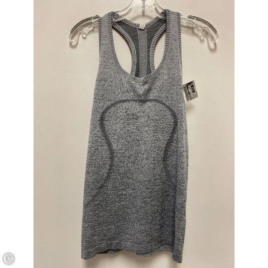 Athletic Tank Top By Lululemon In Grey, Size: 10