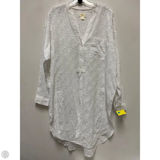 Dress Casual Midi By Maeve In White, Size: L