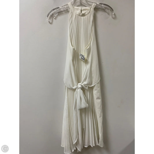 Dress Casual Midi By Clothes Mentor In White, Size: L