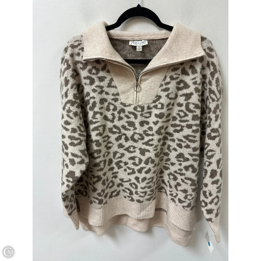 Sweater By She + Sky In Animal Print, Size: M