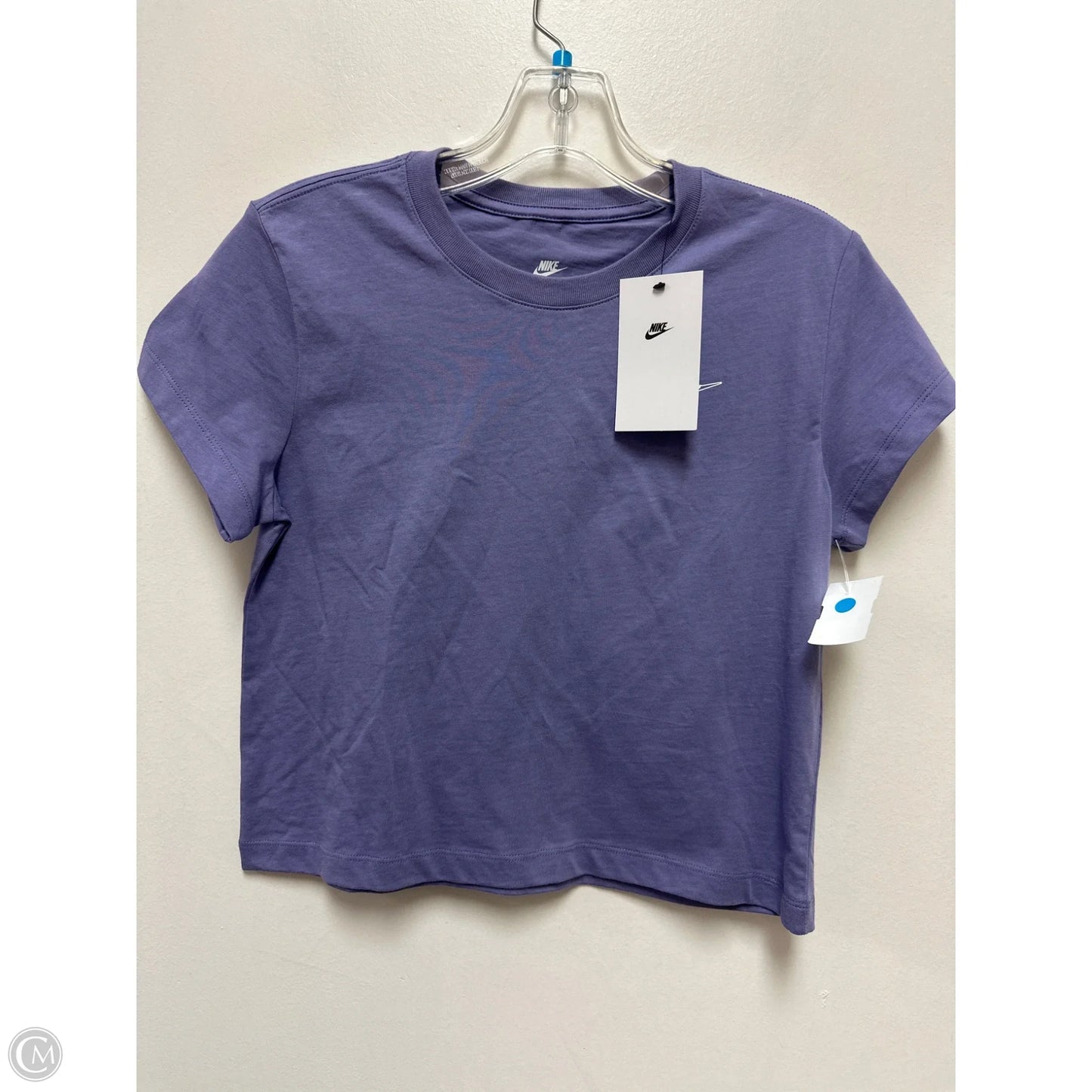 Athletic Top Short Sleeve By Nike Apparel In Purple, Size: Xs