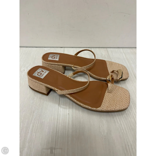 Sandals Flats By Dolce Vita In Tan, Size: 10