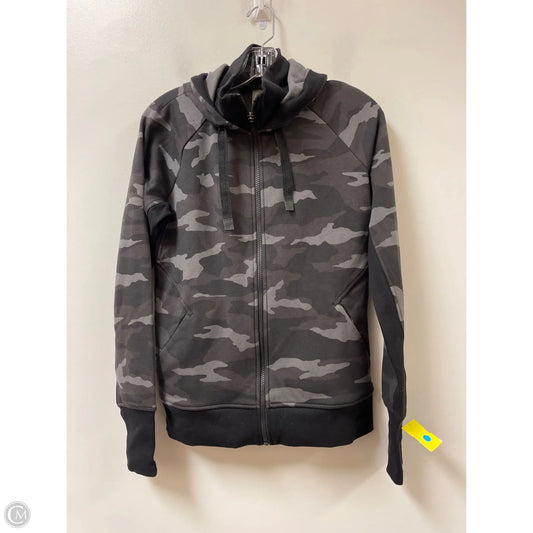 Athletic Jacket By Athleta In Camouflage Print, Size: M