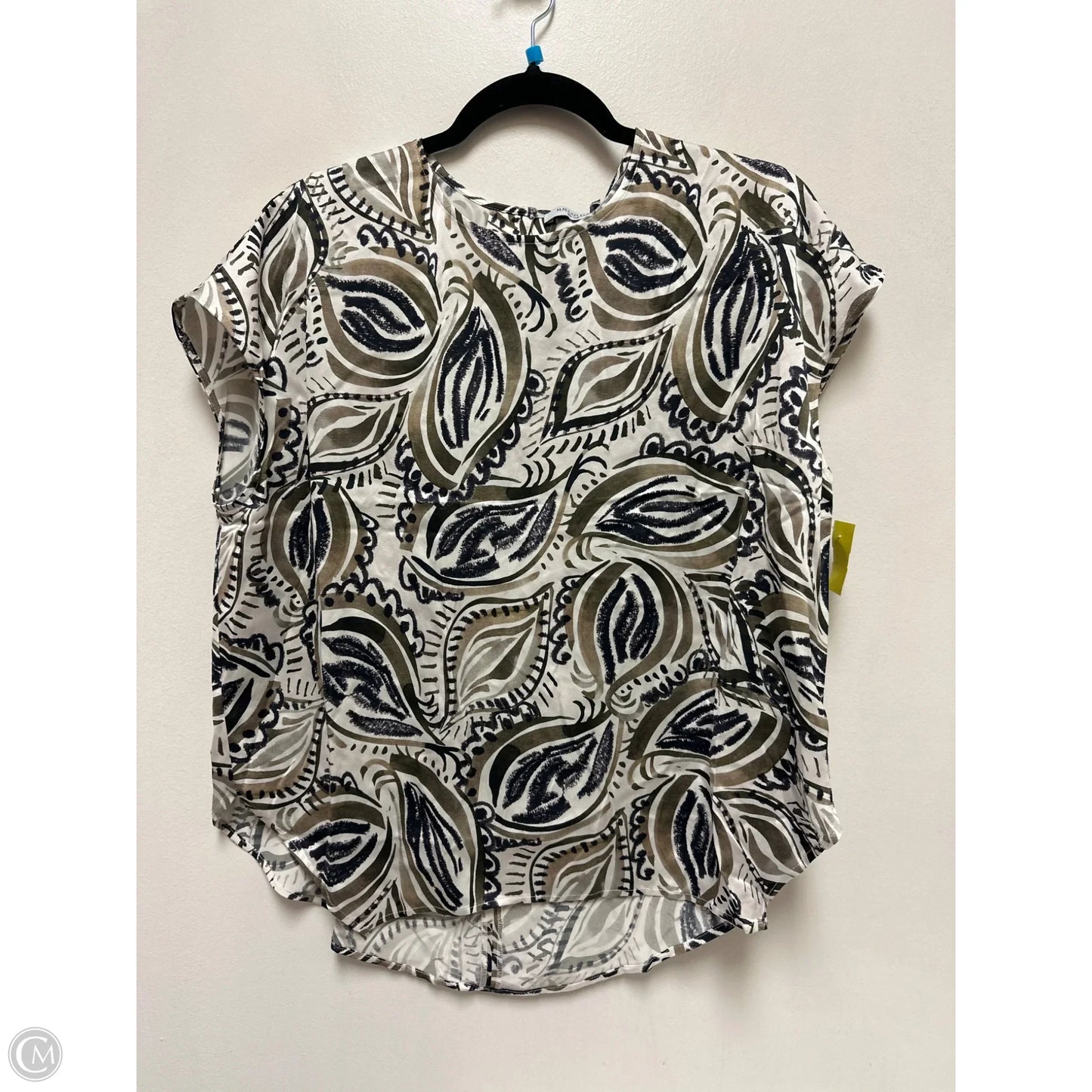 Top Short Sleeve By Cma In Green, Size: M
