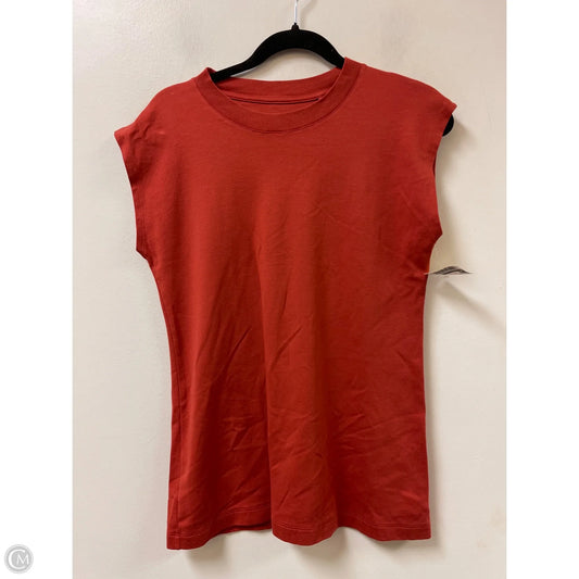 Top Short Sleeve By Cma In Orange, Size: M