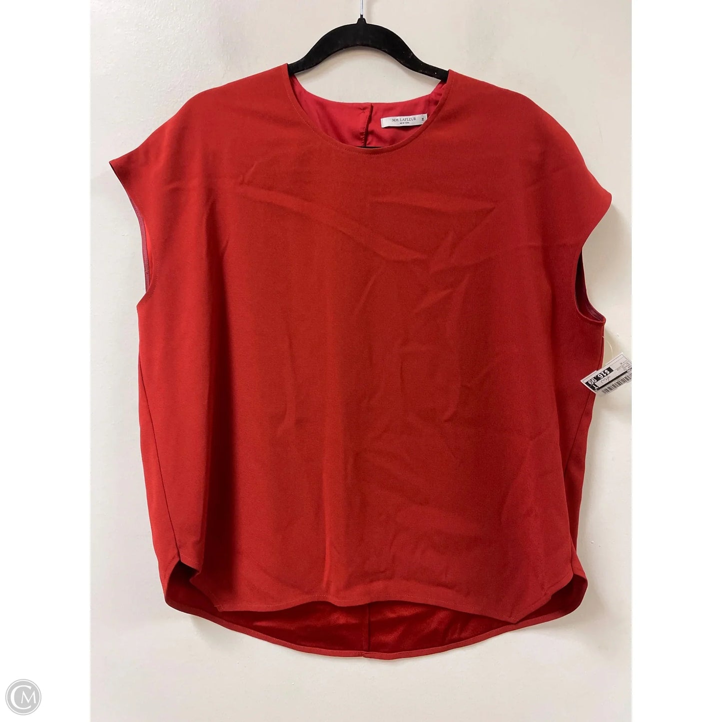 Top Short Sleeve By Cma In Orange, Size: M