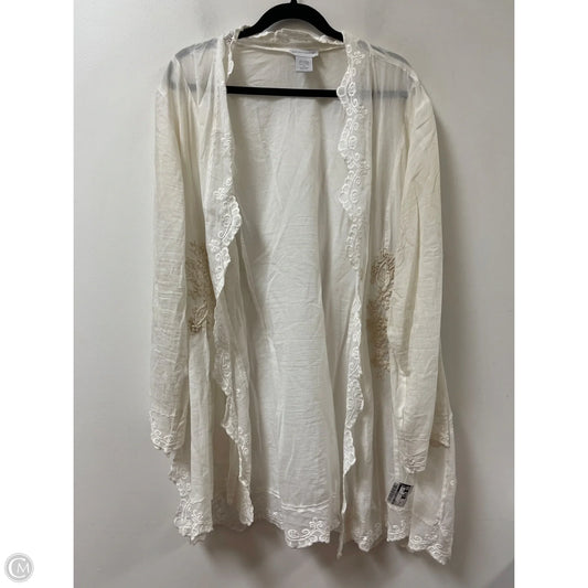 Kimono By Soft Surroundings In White, Size: 3x