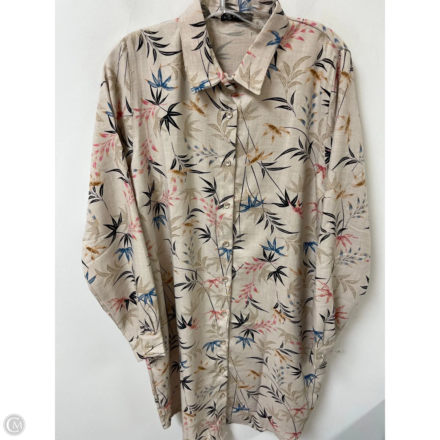 Dress Casual Midi By Clothes Mentor In Tan, Size: L