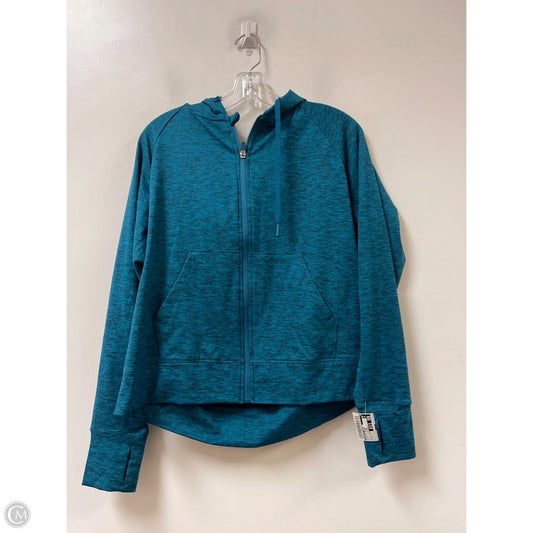 Athletic Jacket By Athletic Works In Blue, Size: L