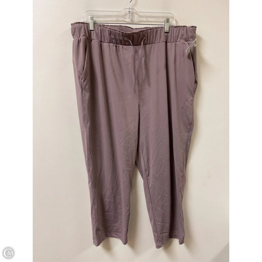 Athletic Pants By 32 Degrees In Purple, Size: Xl