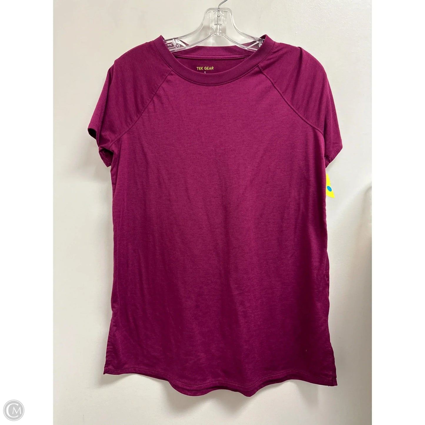 Athletic Top Short Sleeve By Tek Gear In Purple, Size: S