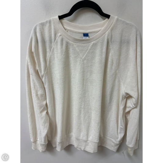 Sweater By Old Navy In Cream, Size: L