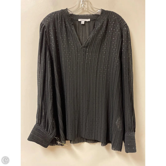 Top Long Sleeve By Chicos In Black, Size: 2x