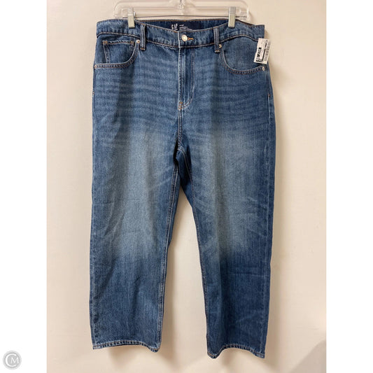 Jeans Boyfriend By Gap In Blue Denim, Size: 14