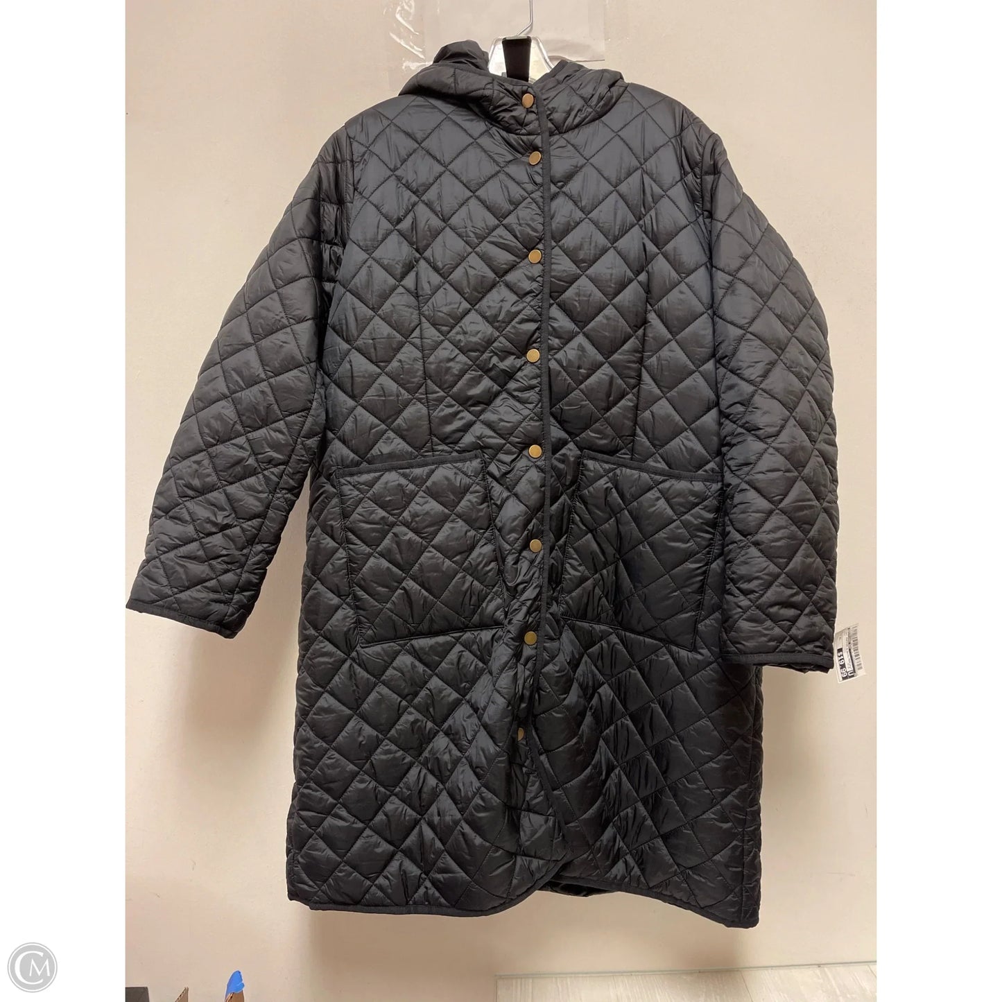 Coat Puffer & Quilted By St Johns Bay In Navy, Size: Xl
