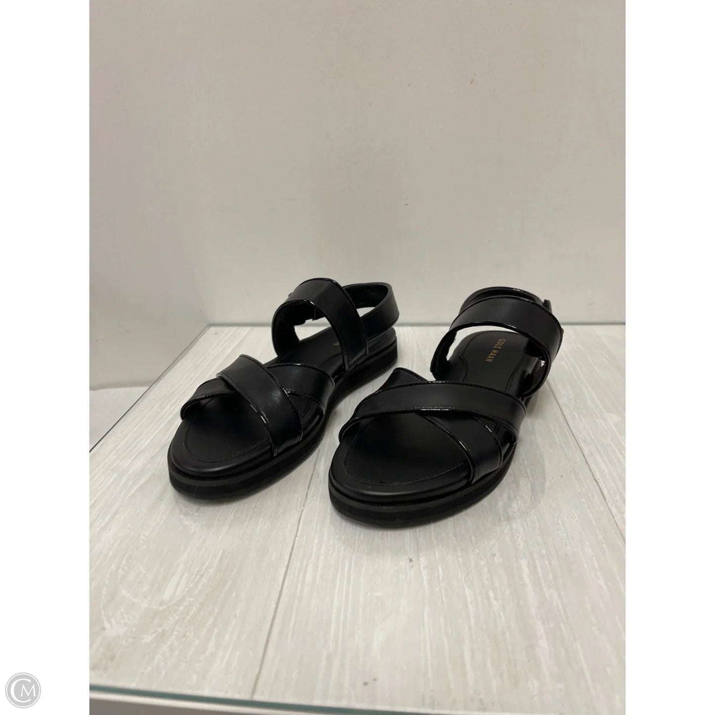 Sandals Flats By Cole-haan In Black, Size: 7.5