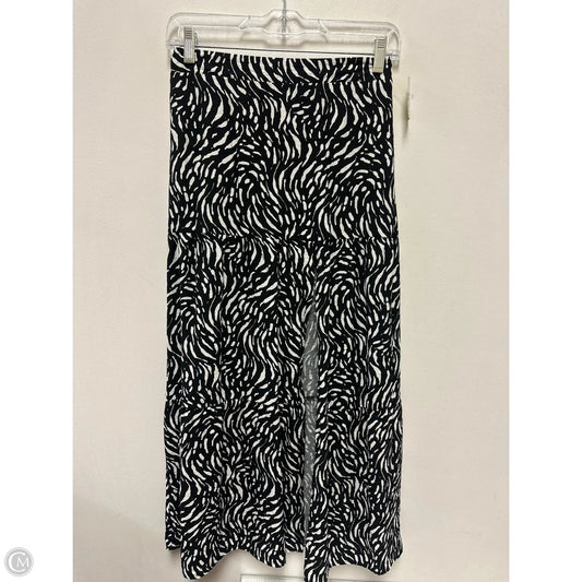 Skirt Maxi By Nine West In Black & White, Size: Xs