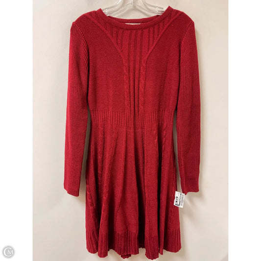 Dress Casual Short By Clothes Mentor In Red, Size: L