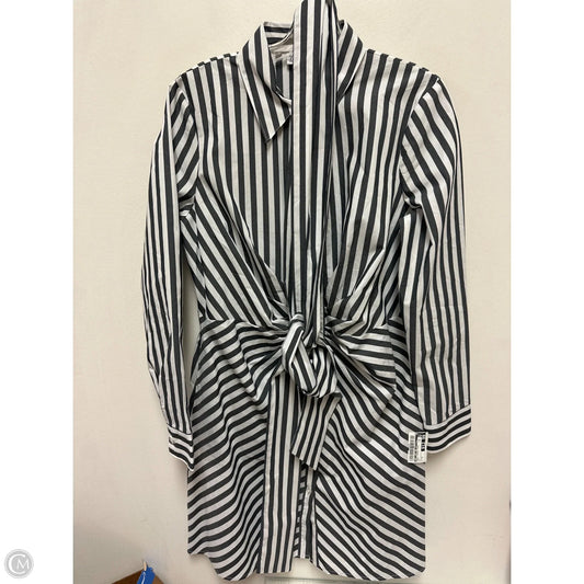 Dress Casual Midi By New York And Co In Grey, Size: M