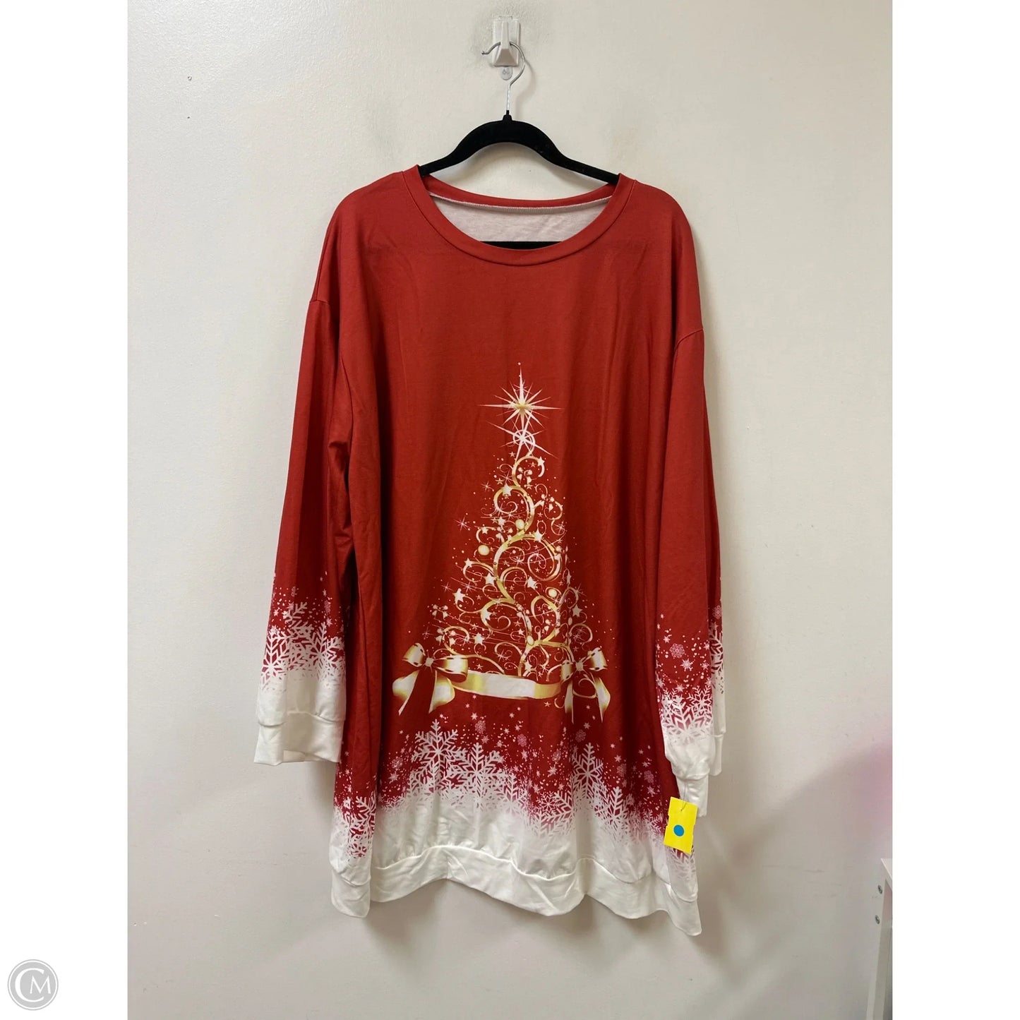 Sweater By Clothes Mentor In Red, Size: 4x
