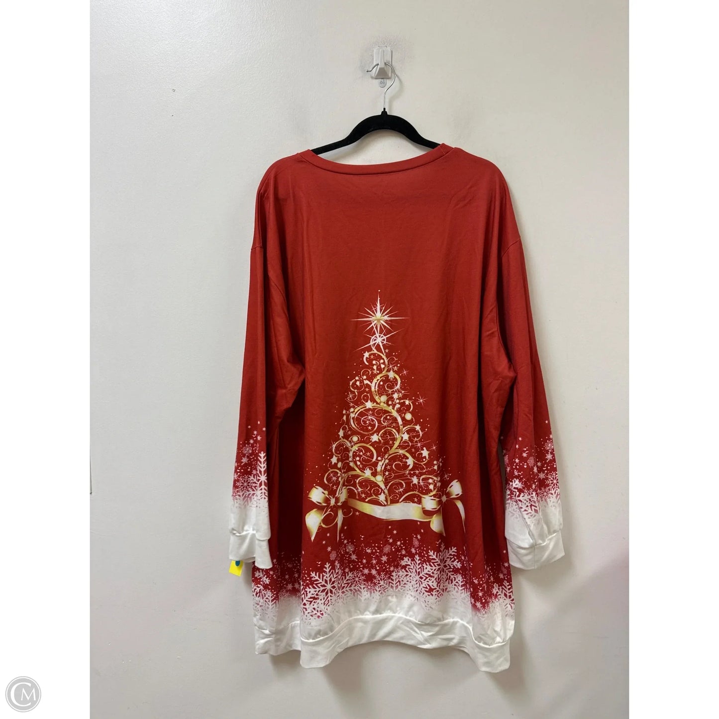 Sweater By Clothes Mentor In Red, Size: 4x