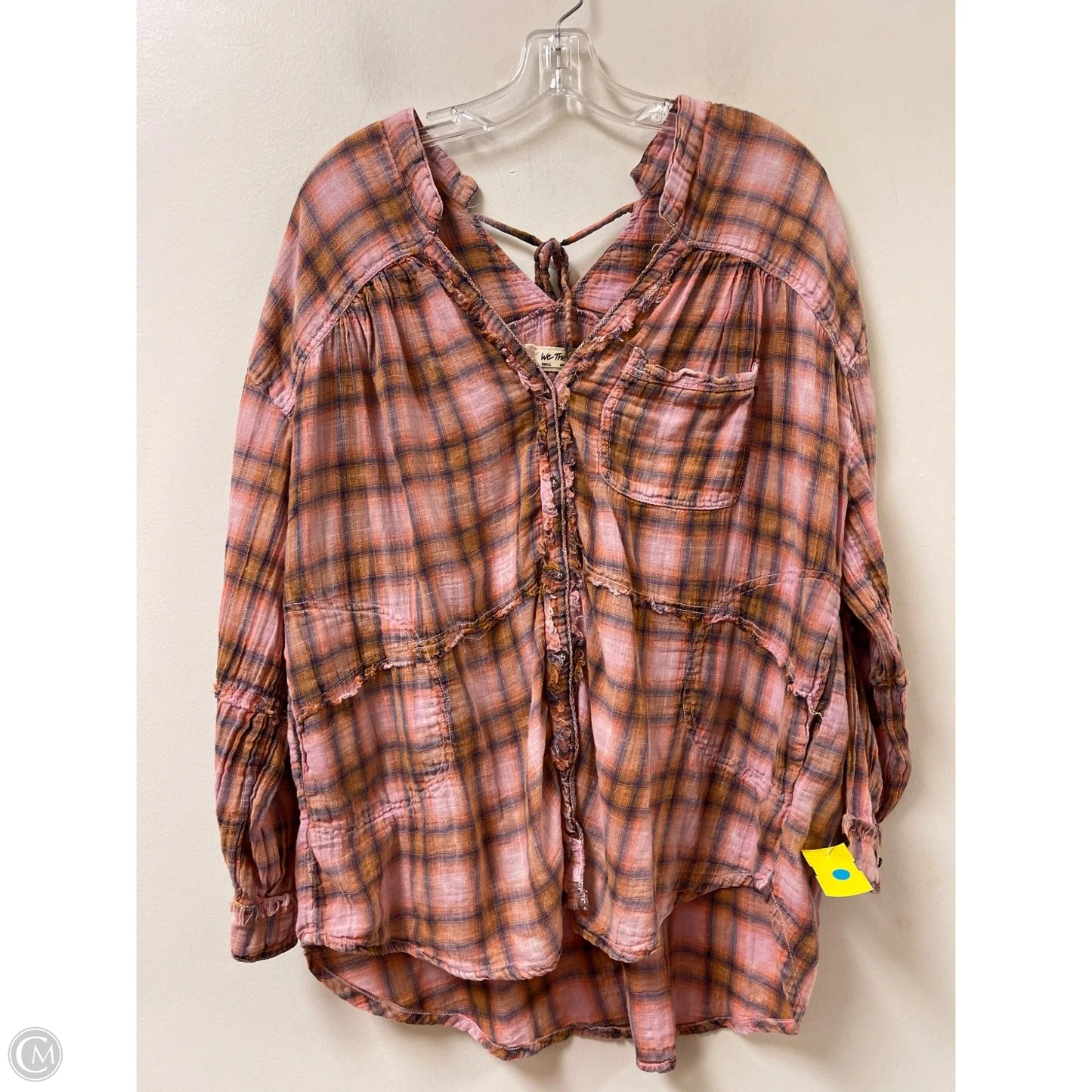 Top Long Sleeve By We The Free In Pink, Size: S