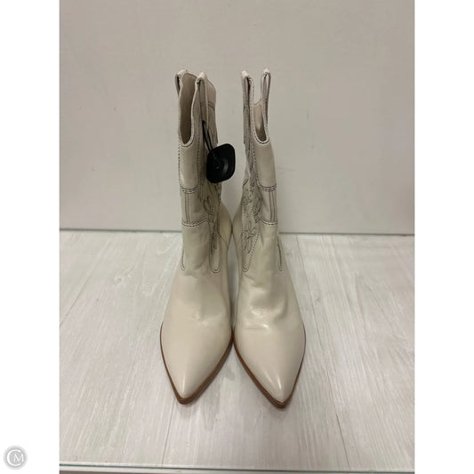 Boots Western By Cma In Cream, Size: 9