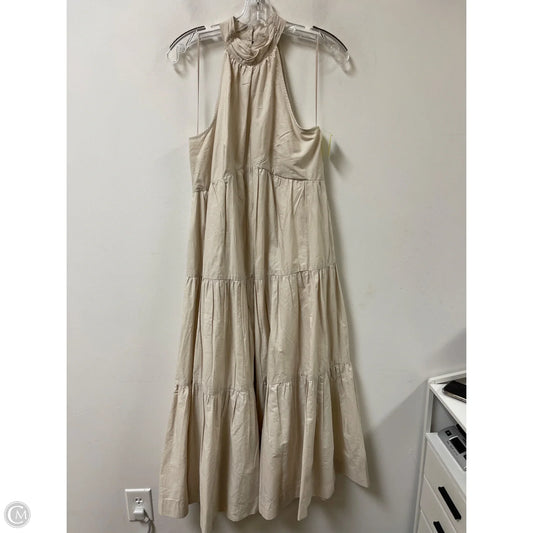 Dress Casual Maxi By Maeve In Cream, Size: S