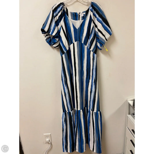 Dress Casual Maxi By Nine West In Blue, Size: M