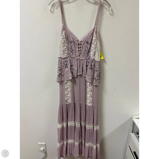 Dress Casual Maxi By Chelsea And Violet In Purple, Size: L