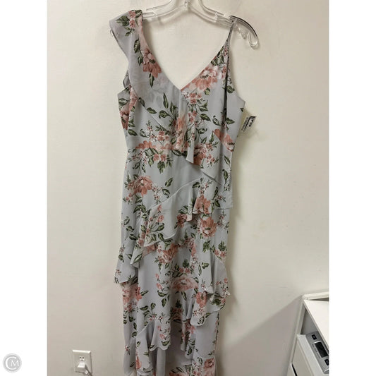 Dress Casual Maxi By Wayf In Floral Print, Size: L