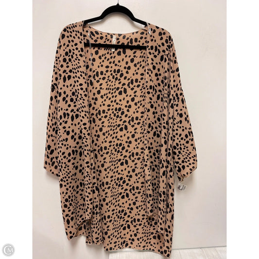 Kimono By Clothes Mentor In Animal Print, Size: Osfm