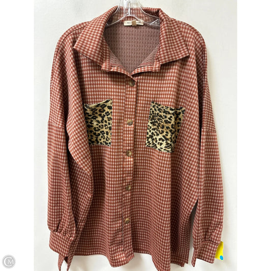 Blouse Long Sleeve By Clothes Mentor In Paisley Print, Size: Xl