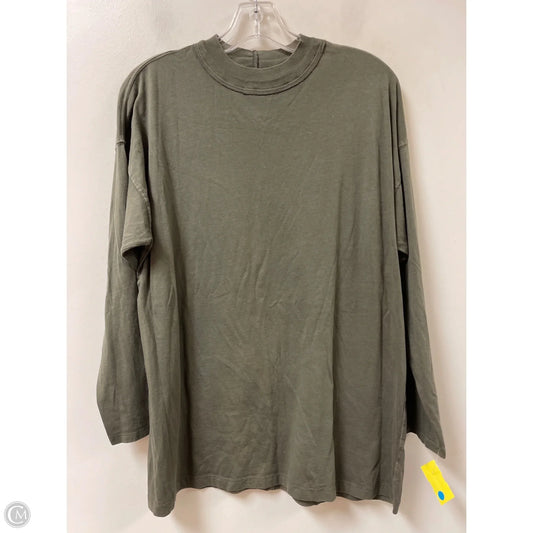 Top Long Sleeve By We The Free In Green, Size: Xs