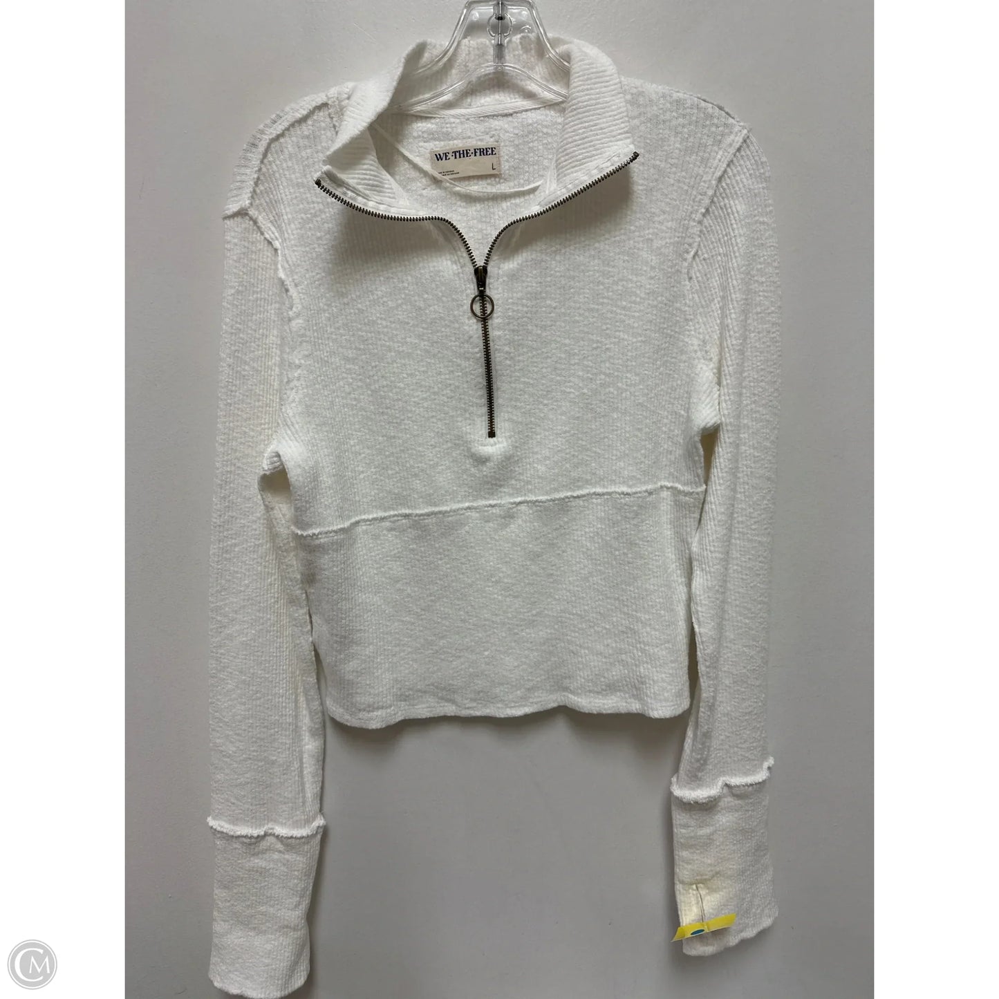 Top Long Sleeve By We The Free In White, Size: L