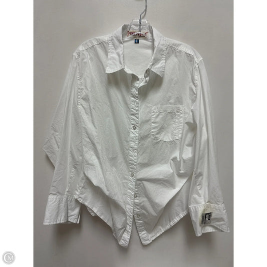Blouse Long Sleeve By Free People In White, Size: M