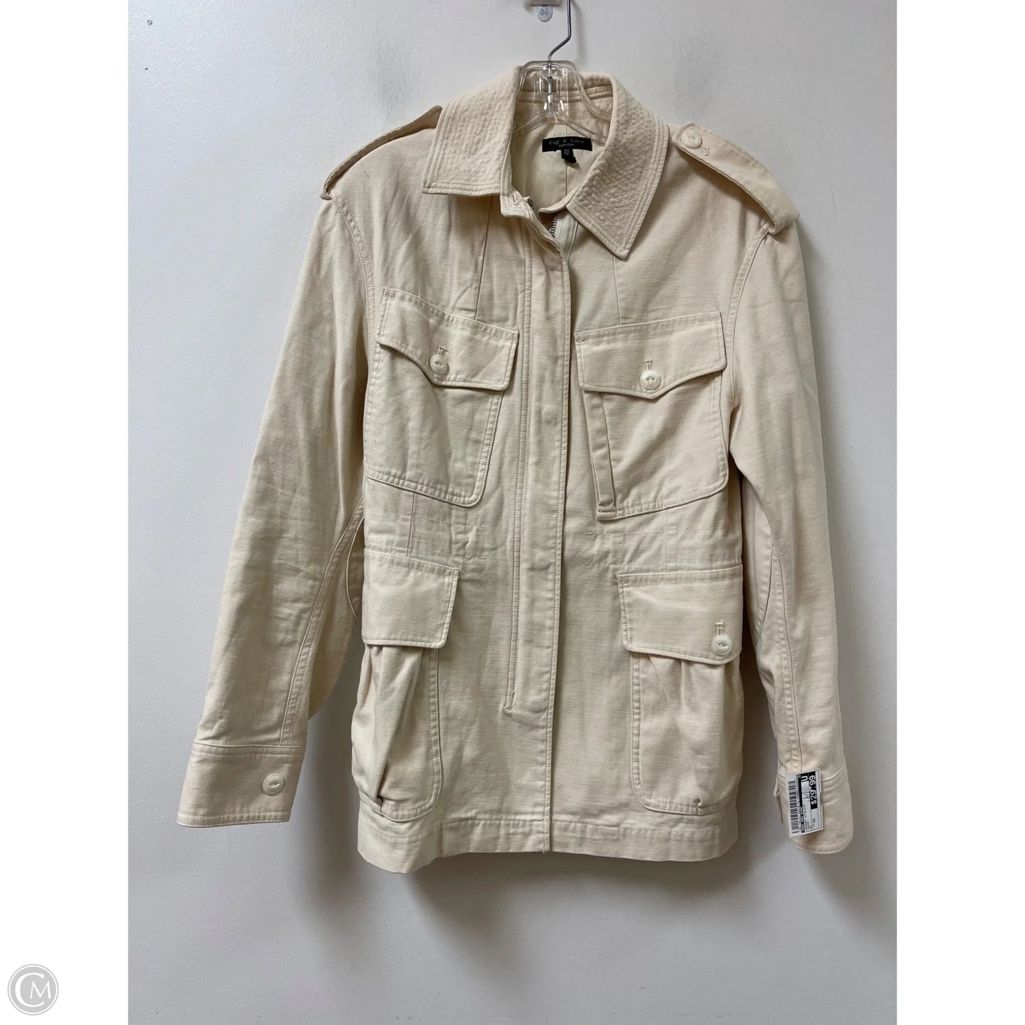 Jacket Utility By Rag And Bone In Cream, Size: Xs