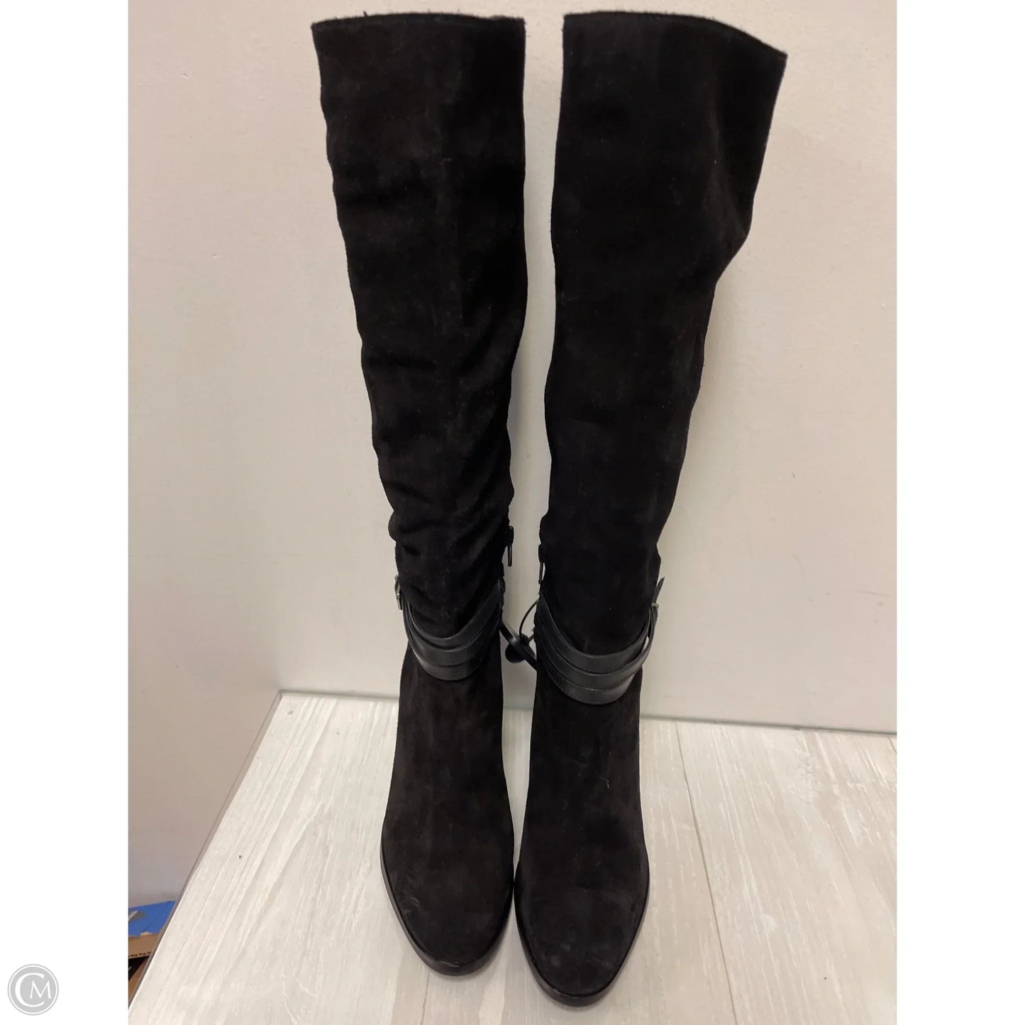 Boots Mid-calf Heels By Antonio Melani In Black, Size: 7