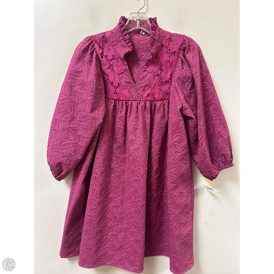 Dress Casual Short By Clothes Mentor In Purple, Size: L