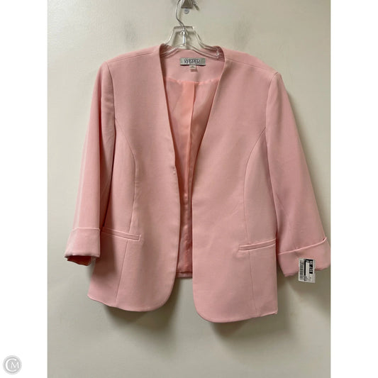 Blazer By Kasper In Pink, Size: 1x