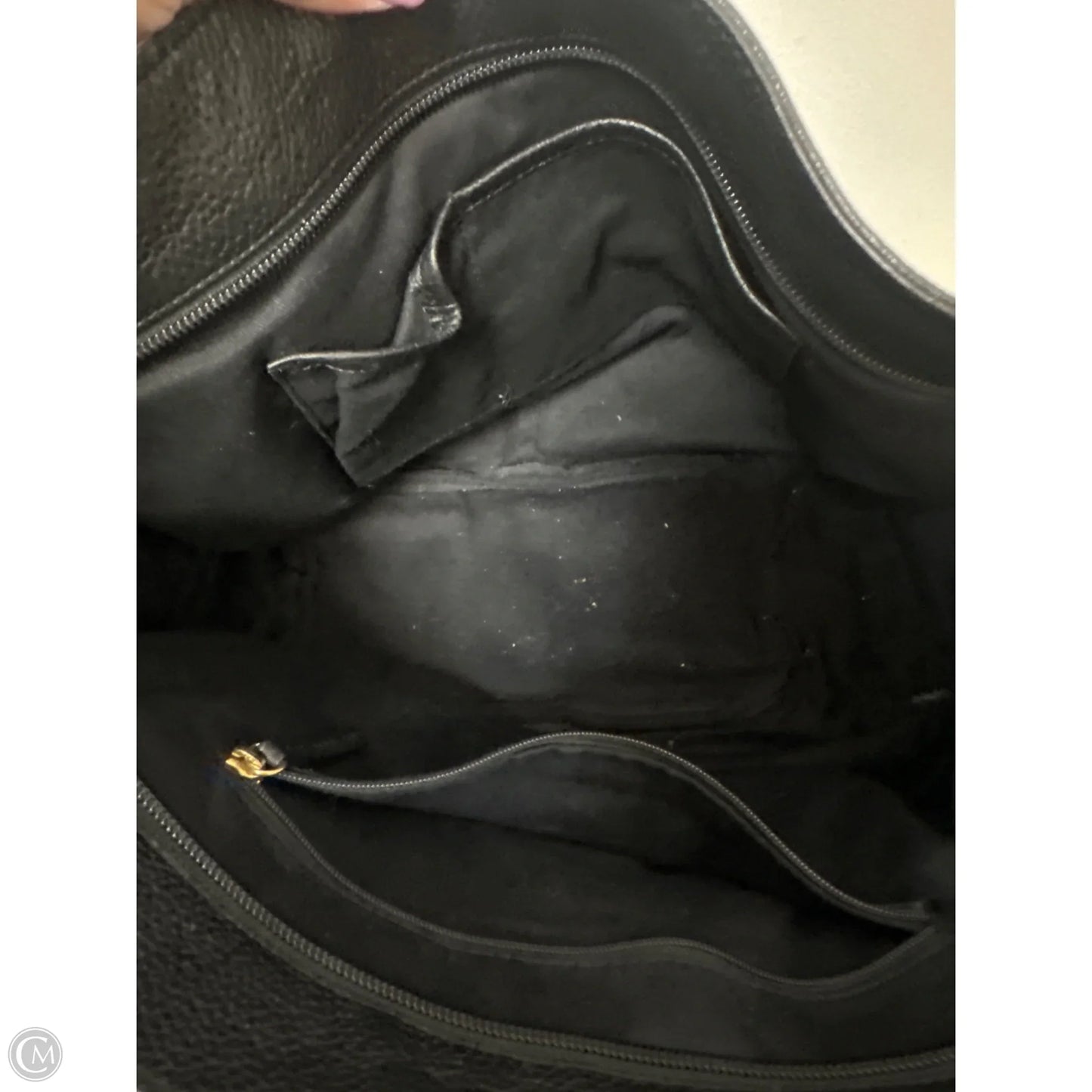 Handbag Leather By Talbots, Size: Medium