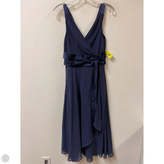 Dress Party Midi By Evan-picone In Navy, Size: L