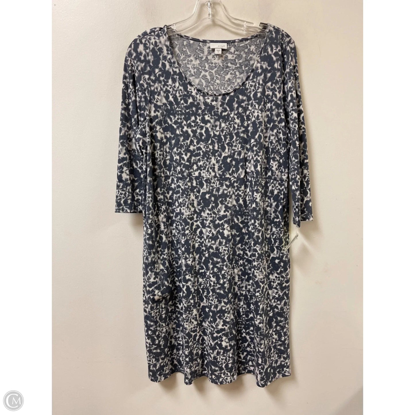 Dress Casual Midi By Pure Jill In Grey, Size: M