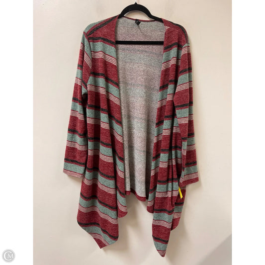 Sweater Cardigan By Glitzy Girlz In Red, Size: Xl