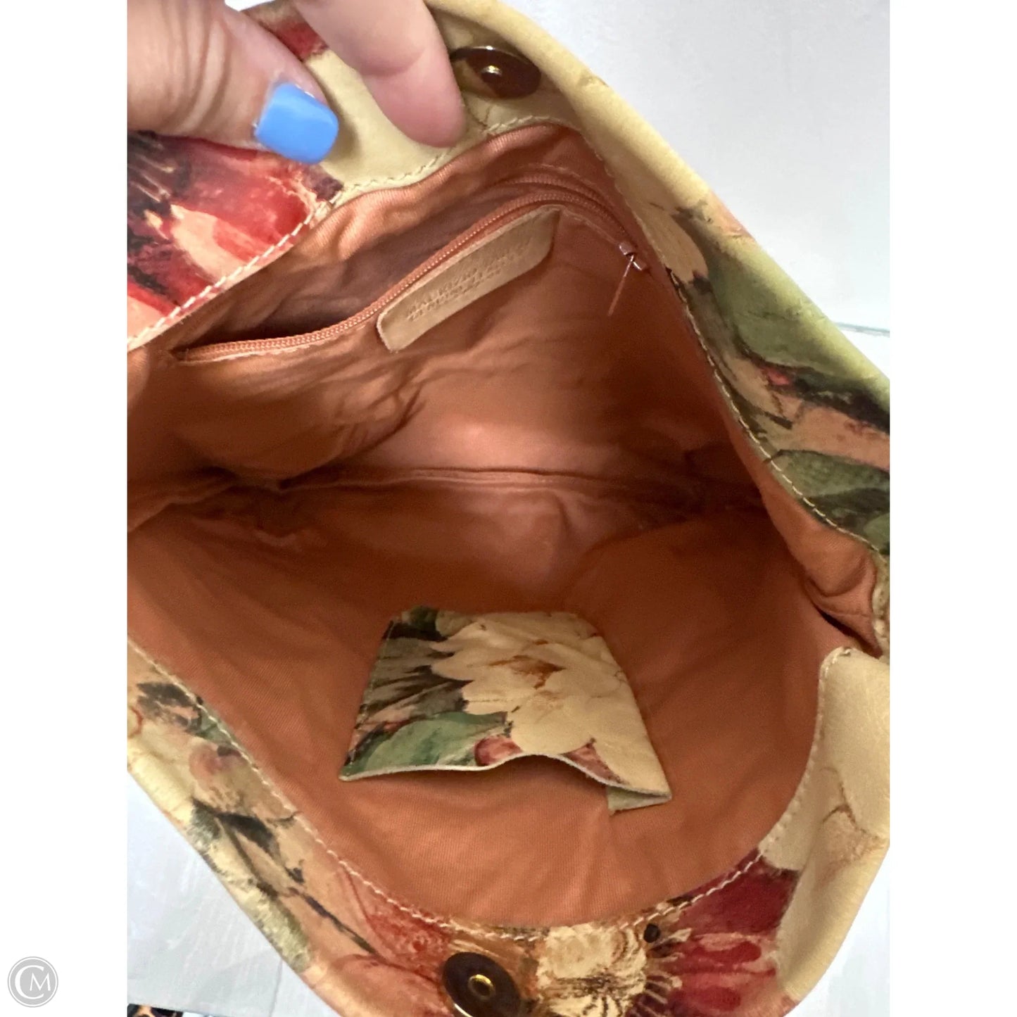 Handbag Leather By Clothes Mentor, Size: Large