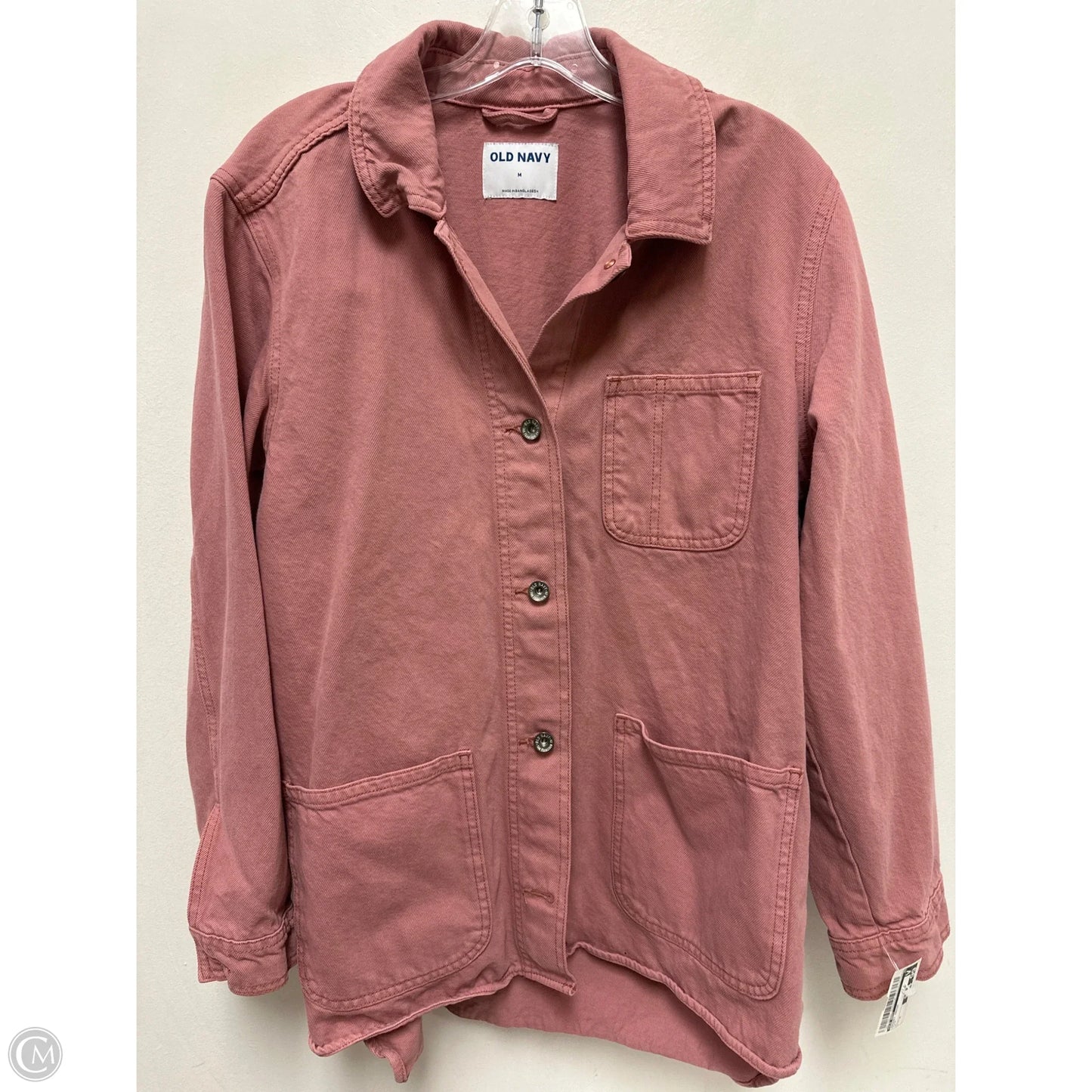 Jacket Denim By Old Navy In Pink, Size: M