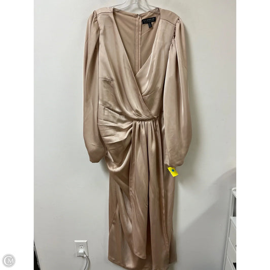 Dress Party Long By Eloquii In Gold, Size: 1x
